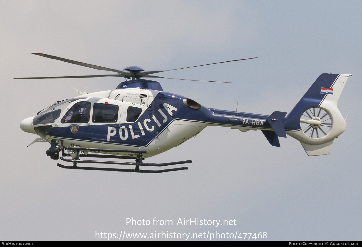 Aircraft Photo of 9A-HBA | Eurocopter EC-135P-2+ | Croatia - Police | AirHistory.net #477468