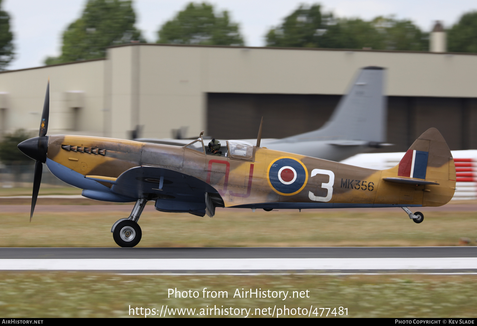 Aircraft Photo of MK356 | Supermarine 361 Spitfire F9E | UK - Air Force | AirHistory.net #477481