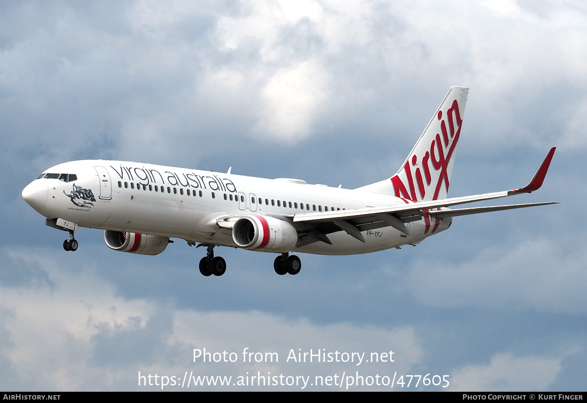 Aircraft Photo of VH-YFJ | Boeing 737-8FE | Virgin Australia Airlines | AirHistory.net #477605