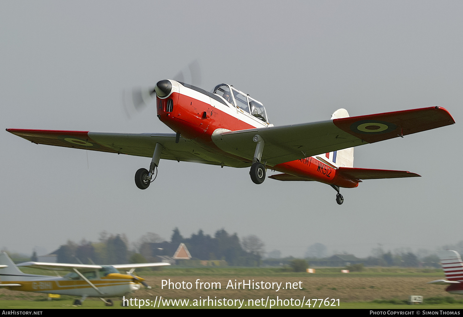 Aircraft Photo of G-BXIM / WK512 | De Havilland DHC-1 Chipmunk Mk22 | UK - Army | AirHistory.net #477621