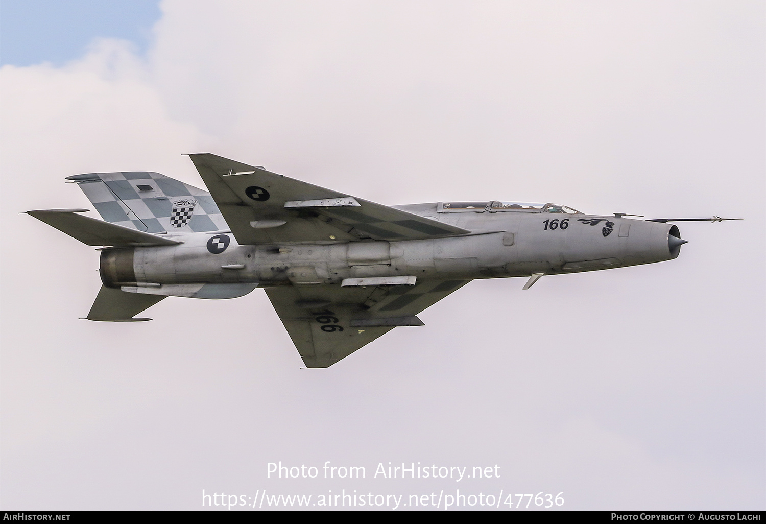 Aircraft Photo of 166 | Mikoyan-Gurevich MiG-21UMD | Croatia - Air Force | AirHistory.net #477636