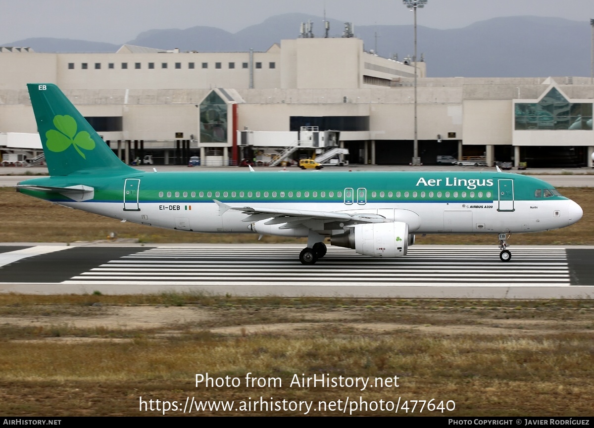 Aircraft Photo of EI-DEB | Airbus A320-214 | Aer Lingus | AirHistory.net #477640