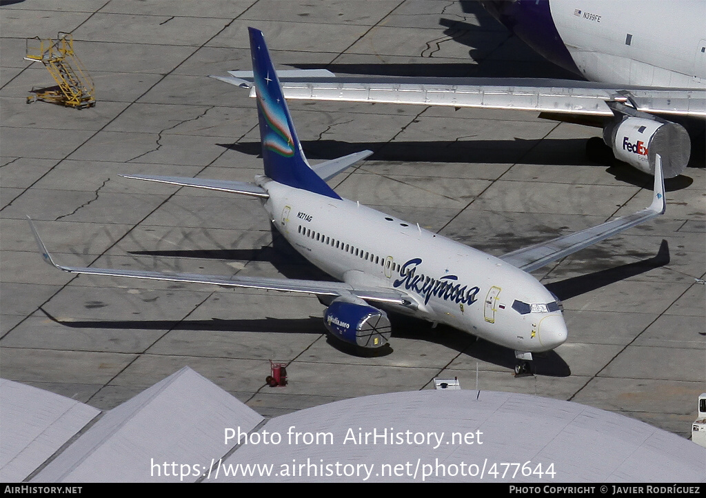 Aircraft Photo of N271AG | Boeing 737-76Q | Yakutia Airlines | AirHistory.net #477644