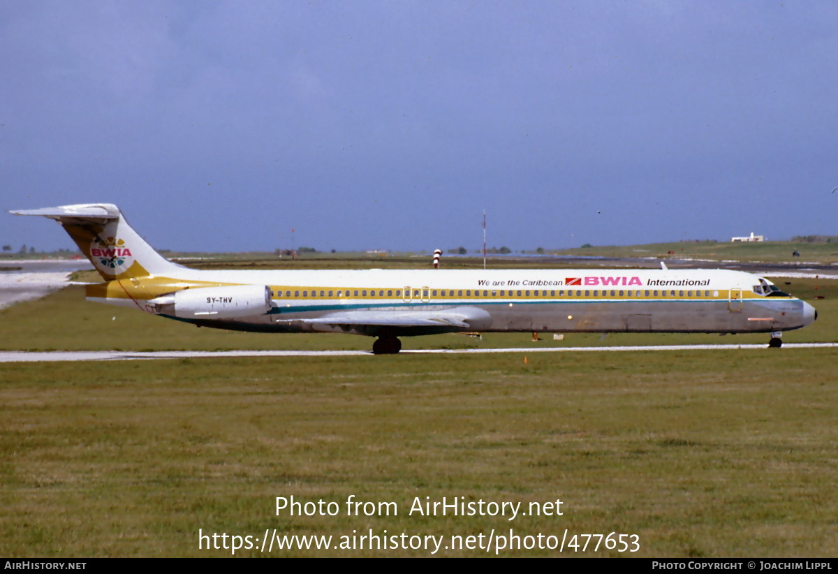 Aircraft Photo of 9Y-THV | McDonnell Douglas MD-83 (DC-9-83) | BWIA International | AirHistory.net #477653