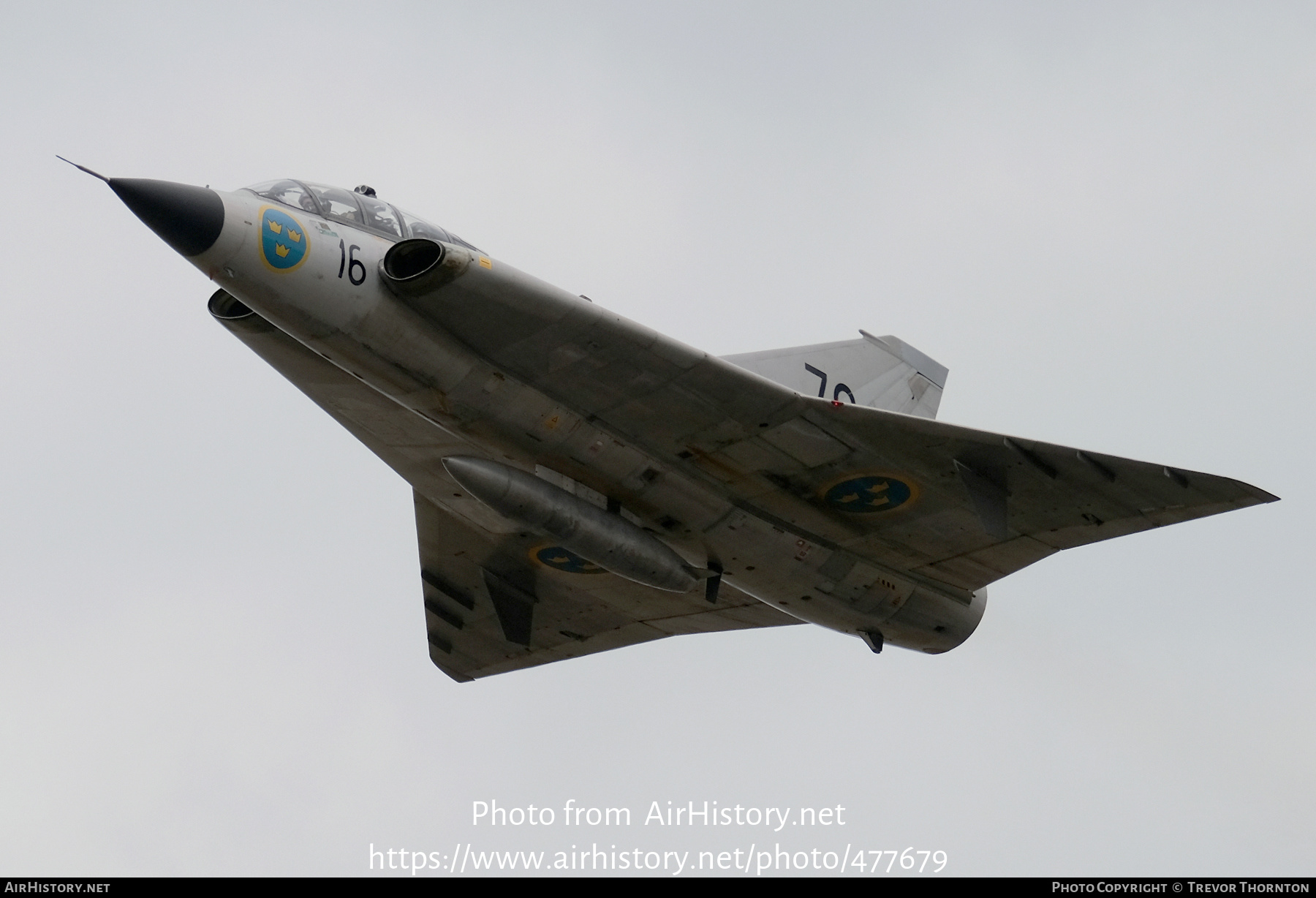 Aircraft Photo of SE-DXP / 35810 | Saab Sk 35C Draken | Sweden - Air Force | AirHistory.net #477679