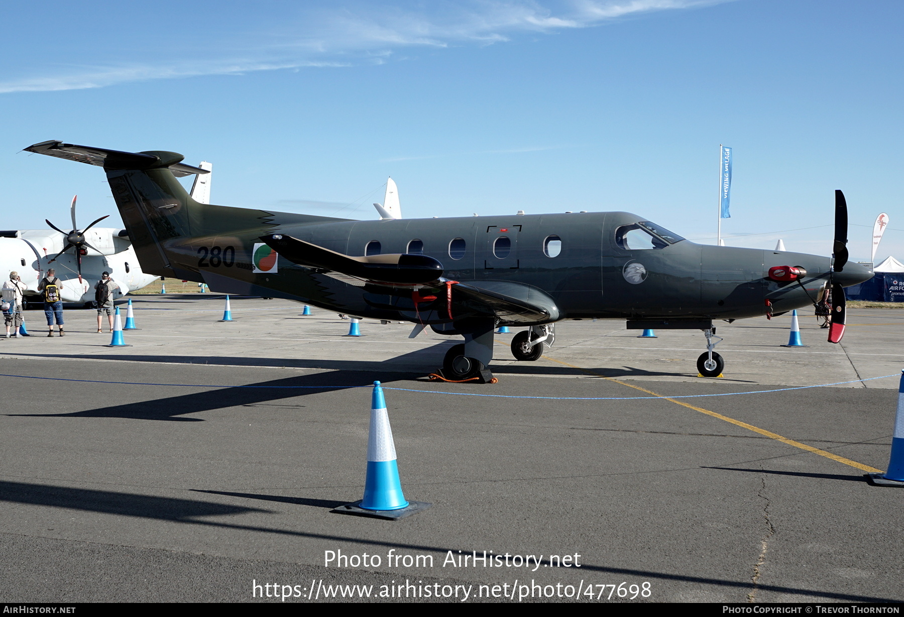 Aircraft Photo of 280 | Pilatus PC-12NG (PC-12/47E) | Ireland - Air Force | AirHistory.net #477698