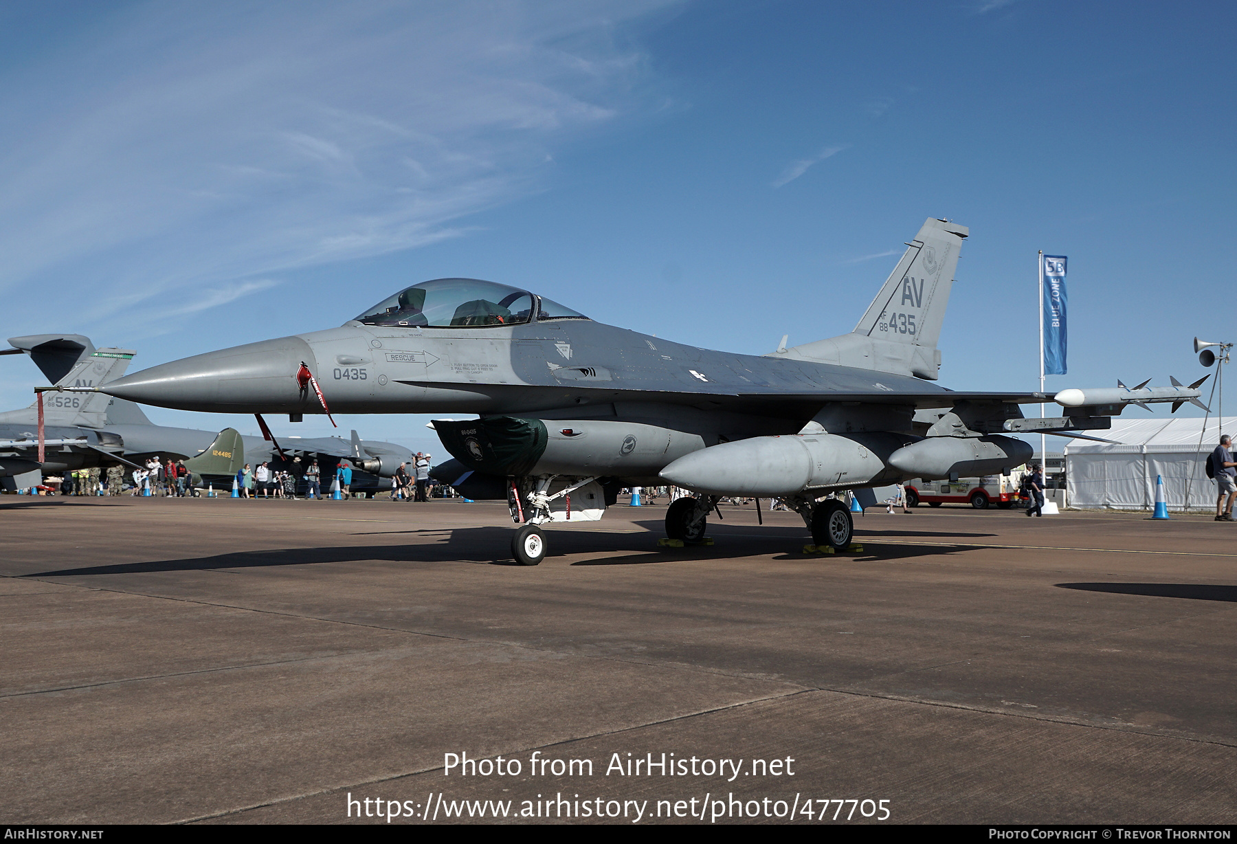 Aircraft Photo of 88-0435 / AF88-435 | General Dynamics F-16CM Fighting Falcon | USA - Air Force | AirHistory.net #477705