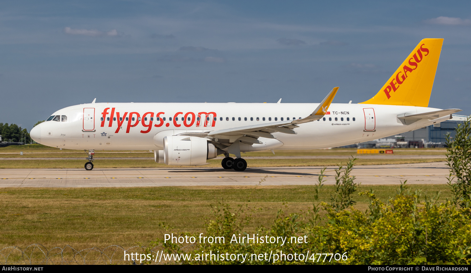 Aircraft Photo of TC-NCN | Airbus A320-251N | Pegasus Airlines | AirHistory.net #477706