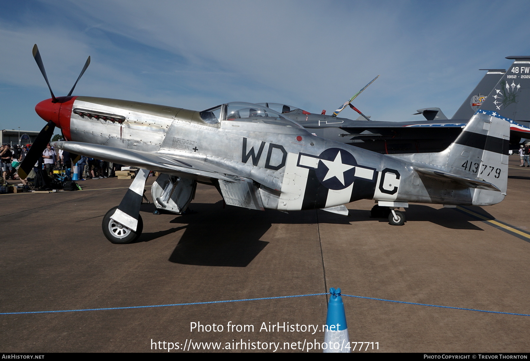 Aircraft Photo of G-SHWN / 413779 | North American P-51D Mustang | USA - Air Force | AirHistory.net #477711