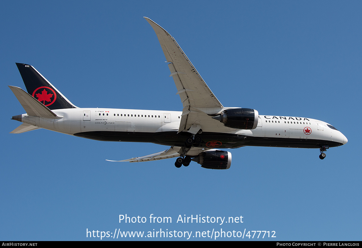 Aircraft Photo of C-FNOG | Boeing 787-9 Dreamliner | Air Canada | AirHistory.net #477712