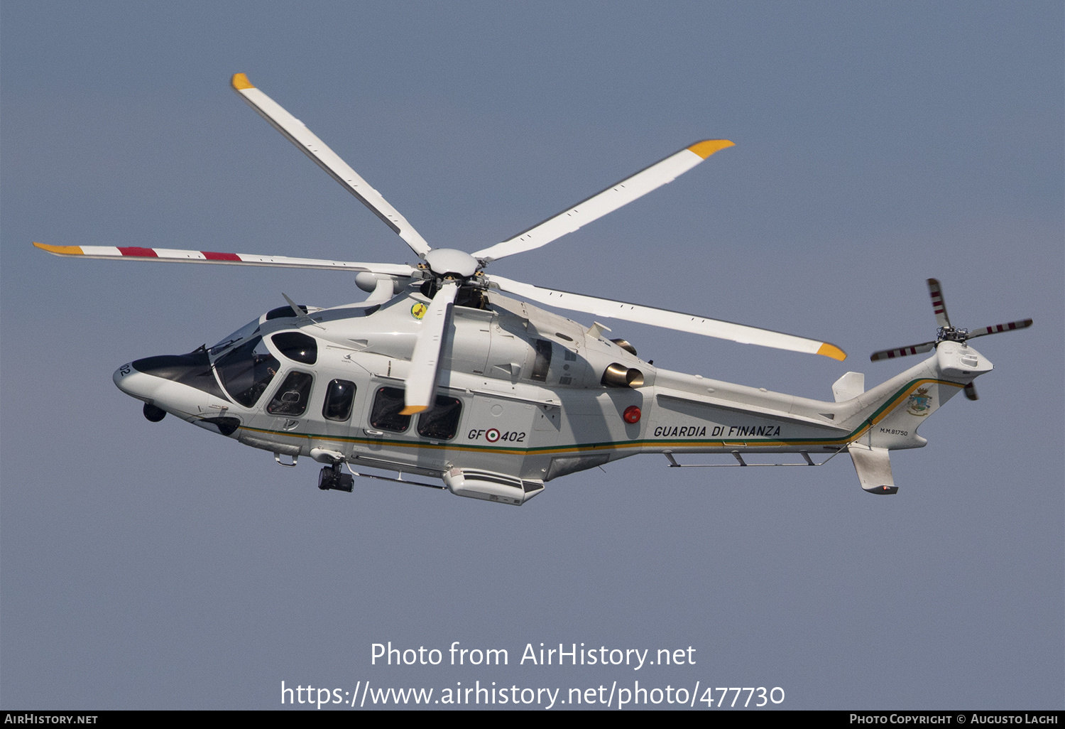 Aircraft Photo of MM81750 | AgustaWestland AW-139 | Italy - Guardia di Finanza | AirHistory.net #477730