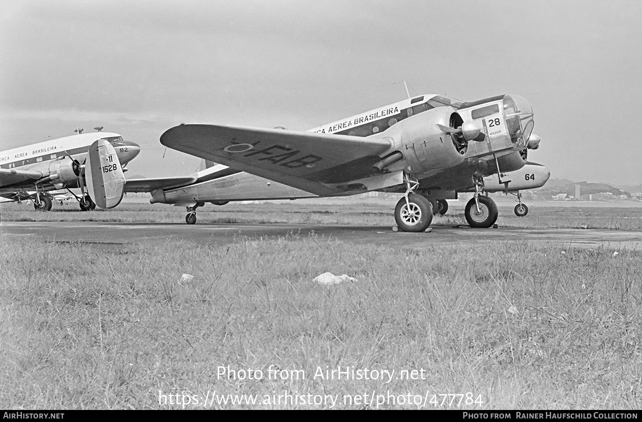 Aircraft Photo of 1528 | Beech AT-11 Kansan | Brazil - Air Force | AirHistory.net #477784