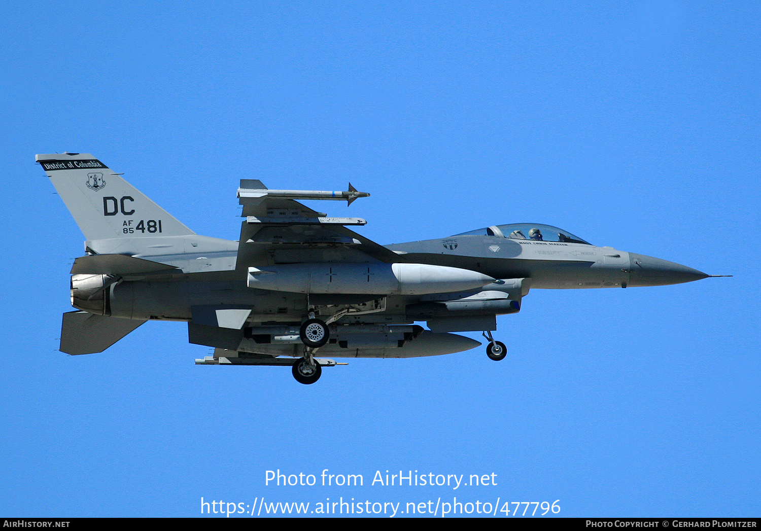 Aircraft Photo of 85-1481 / AF85-481 | General Dynamics F-16C Fighting Falcon | USA - Air Force | AirHistory.net #477796