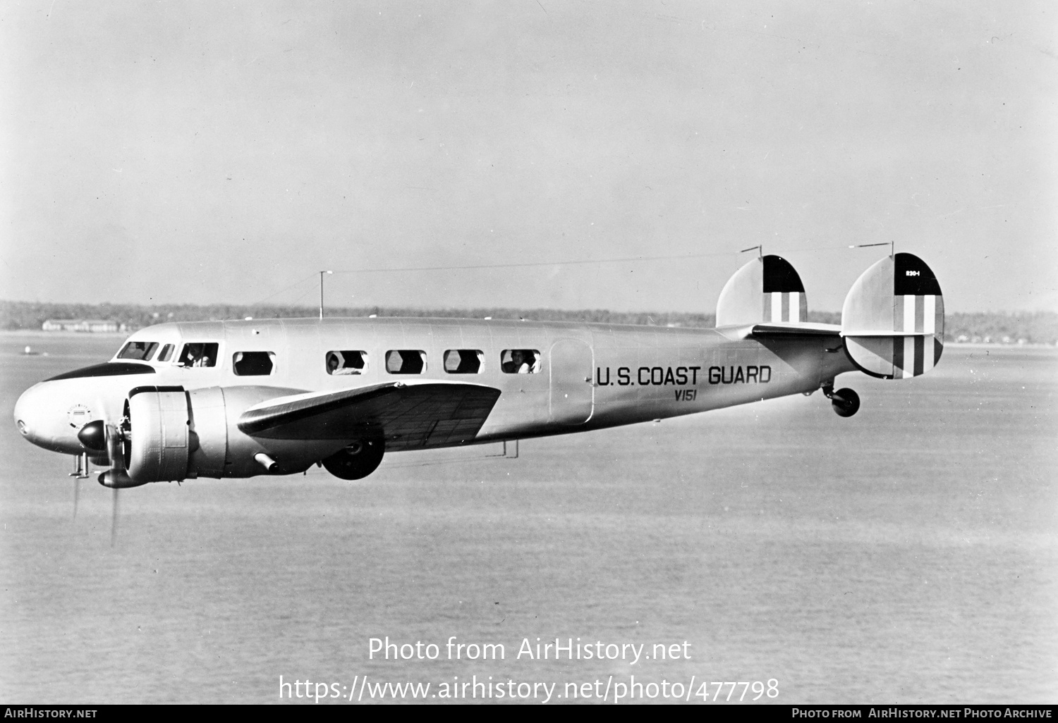 Aircraft Photo of V151 | Lockheed R3O-1 Electra | USA - Coast Guard | AirHistory.net #477798