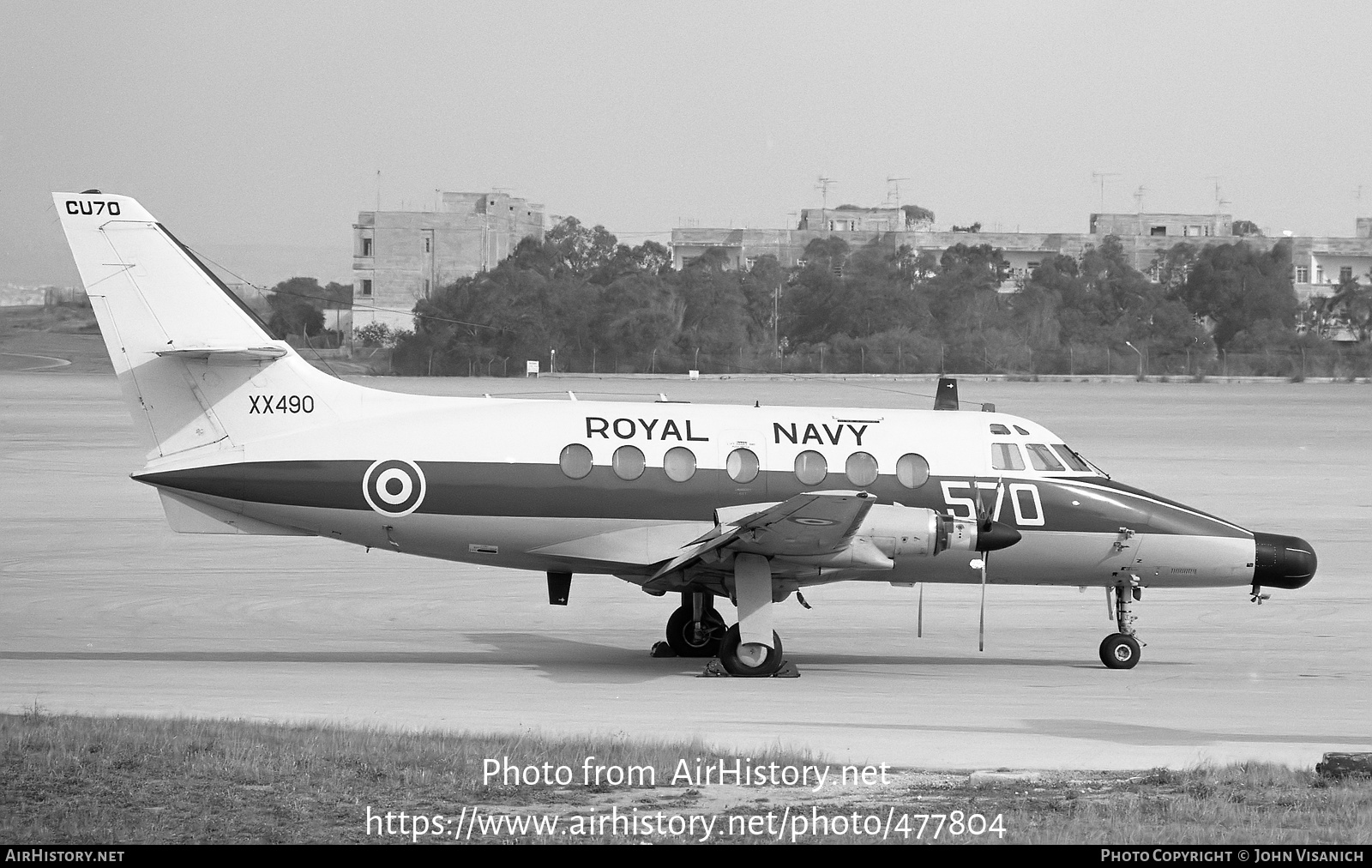 Aircraft Photo of XX490 | Scottish Aviation HP-137 Jetstream T2 | UK - Navy | AirHistory.net #477804