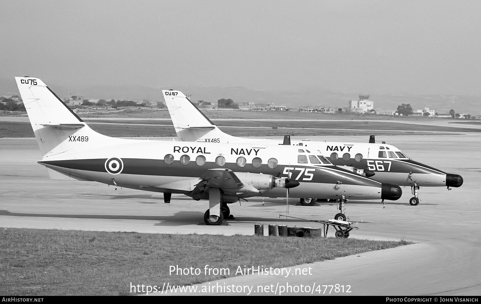 Aircraft Photo of XX489 | Scottish Aviation HP-137 Jetstream T2 | UK - Navy | AirHistory.net #477812