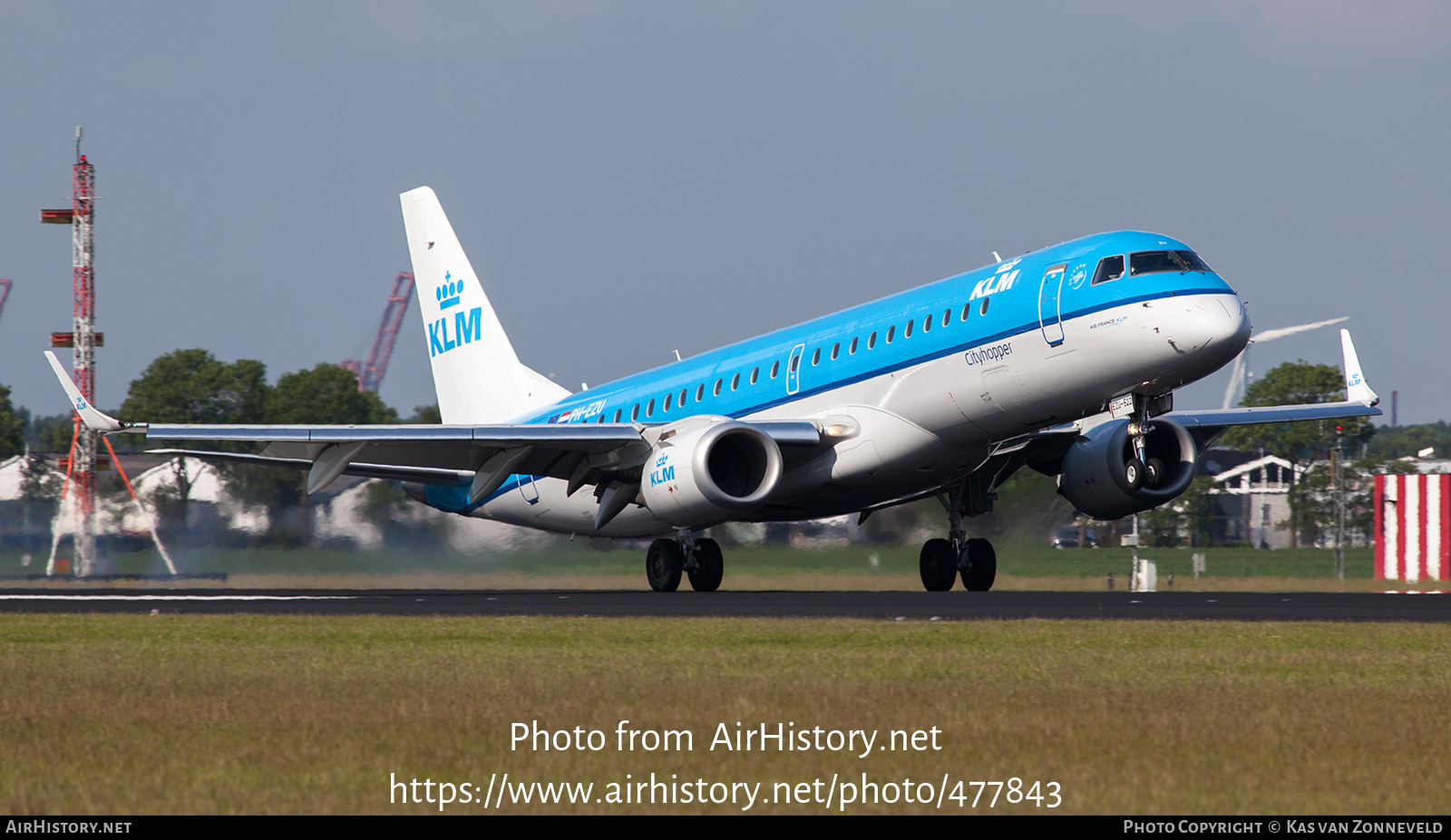 Aircraft Photo of PH-EZU | Embraer 190STD (ERJ-190-100STD) | KLM Cityhopper | AirHistory.net #477843