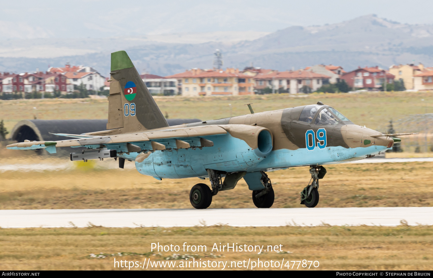 Aircraft Photo of 09 blue | Sukhoi Su-25 | Azerbaijan - Air Force | AirHistory.net #477870