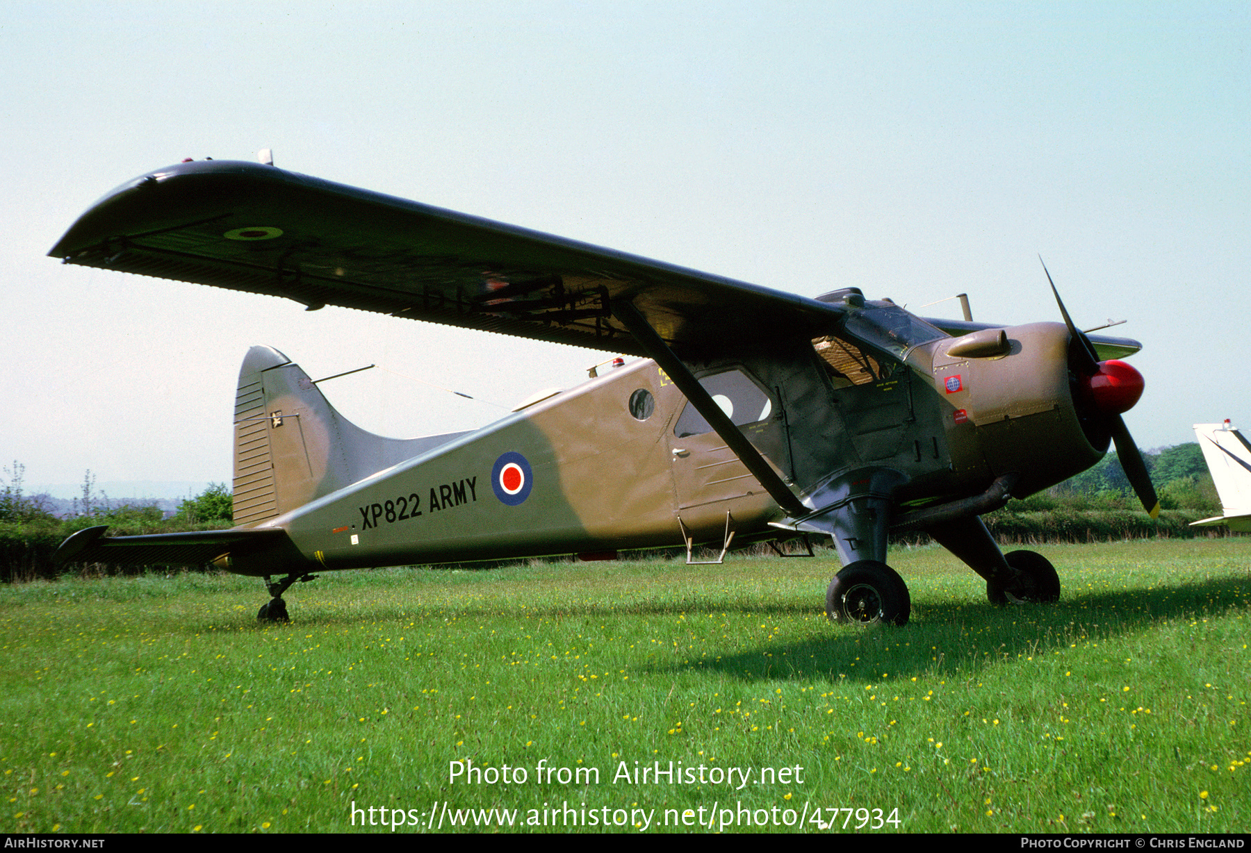 Aircraft Photo of XP822 | De Havilland Canada DHC-2 Beaver AL.1 | UK - Army | AirHistory.net #477934