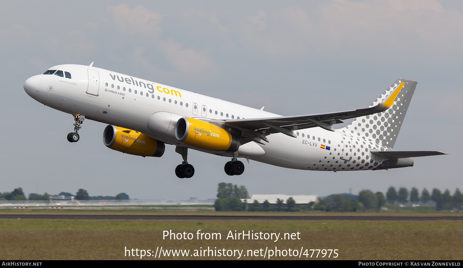 Aircraft Photo of EC-LVV | Airbus A320-232 | Vueling Airlines | AirHistory.net #477975