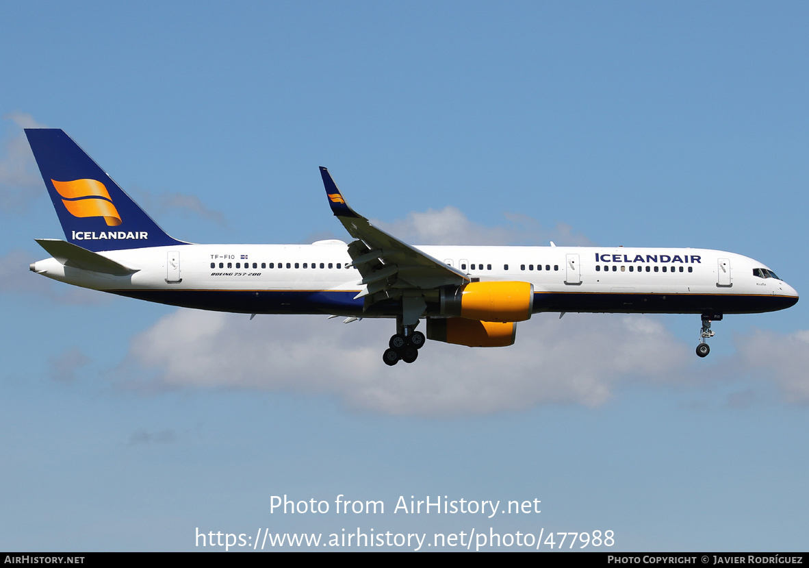 Aircraft Photo of TF-FIO | Boeing 757-208 | Icelandair | AirHistory.net ...