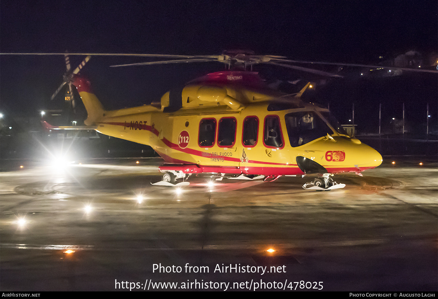 Aircraft Photo of I-NOST | AgustaWestland AW-139 | Vigili del Fuoco Trento | AirHistory.net #478025