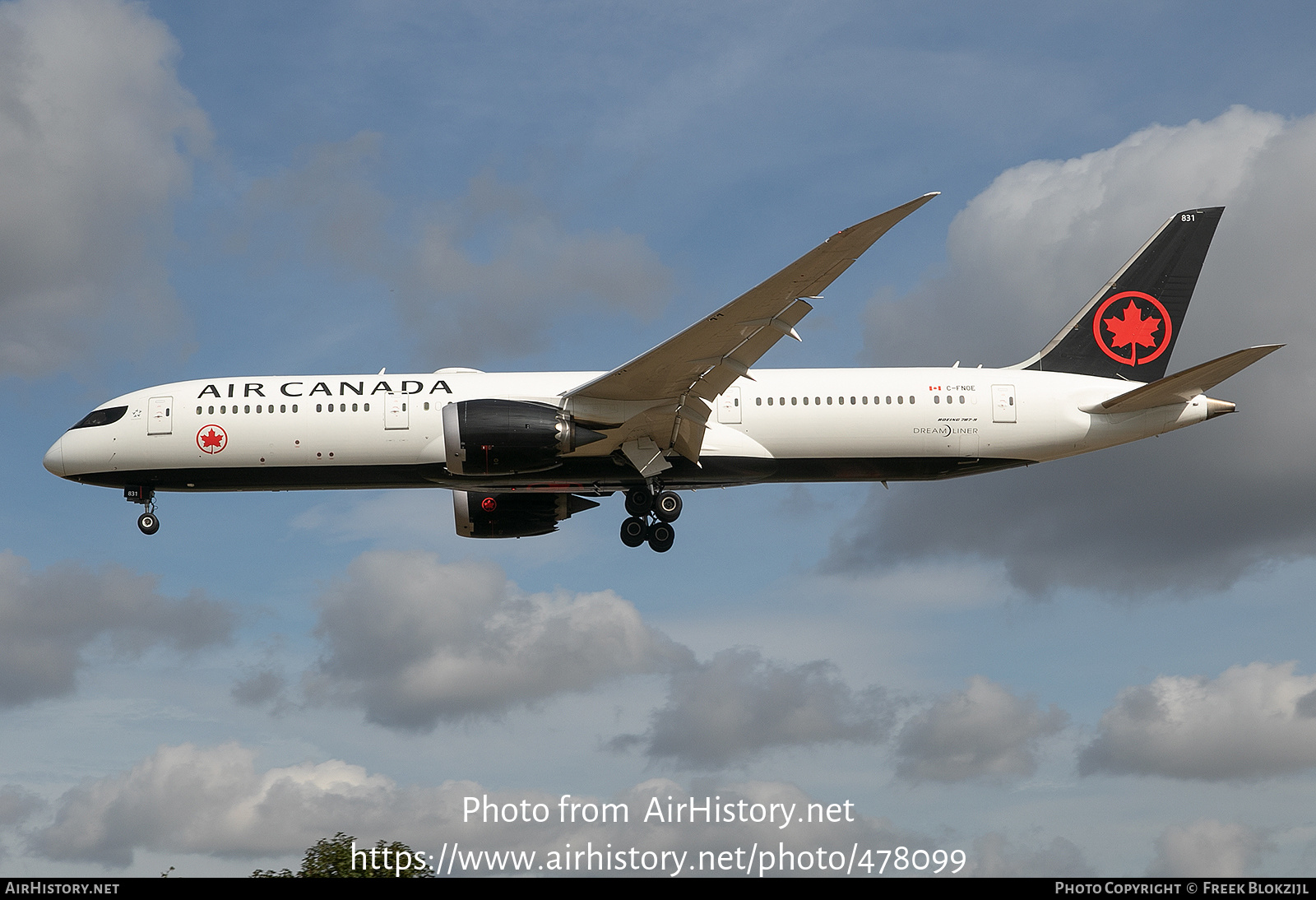 Aircraft Photo of C-FNOE | Boeing 787-9 Dreamliner | Air Canada | AirHistory.net #478099