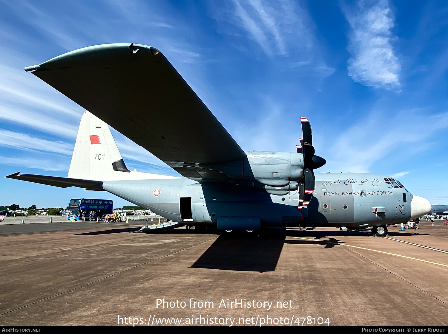 Aircraft Photo of 701 | Lockheed Martin C-130J Hercules | Bahrain - Air Force | AirHistory.net #478104