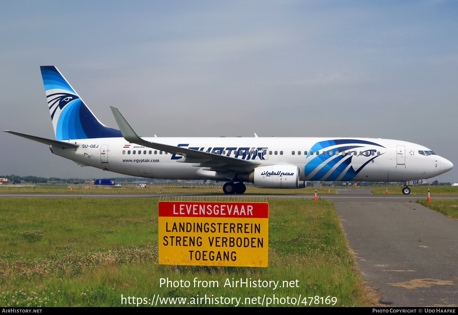 Aircraft Photo of SU-GEJ | Boeing 737-800 | EgyptAir | AirHistory.net #478169