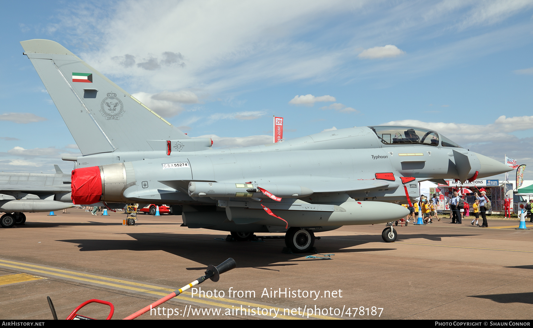 Aircraft Photo of CSX55274 | Eurofighter EF-2000 Typhoon T | Kuwait - Air Force | AirHistory.net #478187