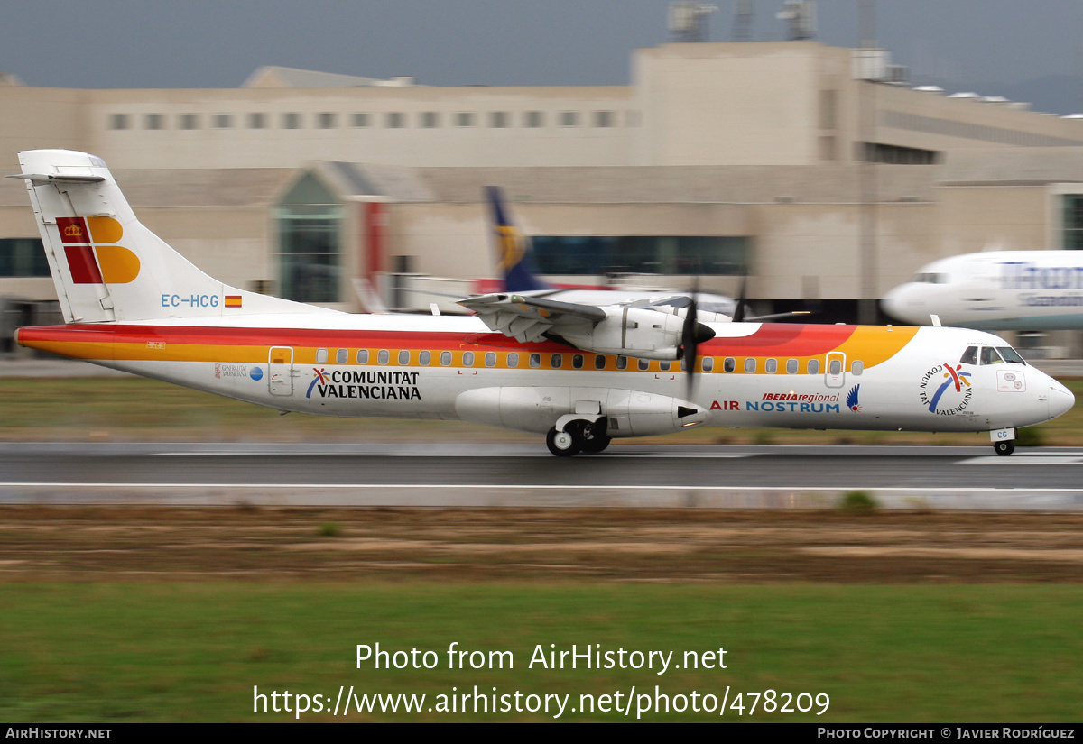 Aircraft Photo of EC-HCG | ATR ATR-72-500 (ATR-72-212A) | Iberia Regional | AirHistory.net #478209