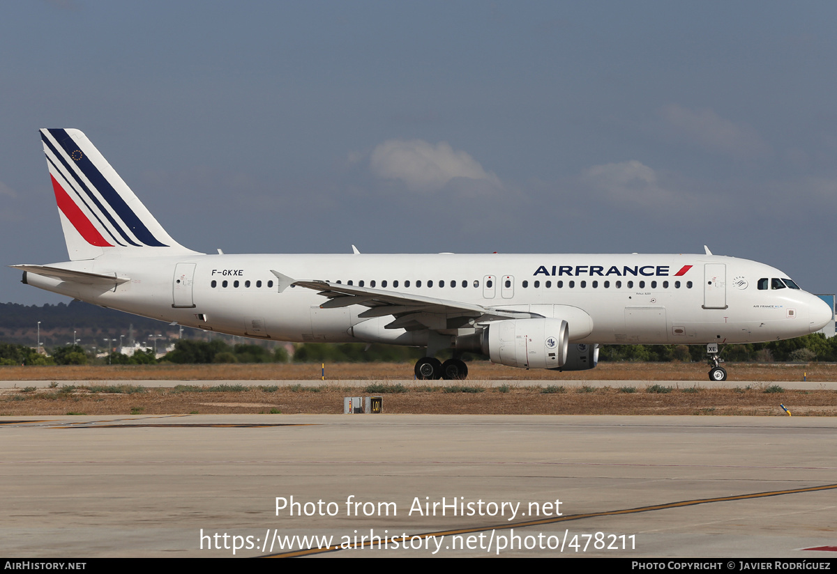 Aircraft Photo of F-GKXE | Airbus A320-214 | Air France | AirHistory.net #478211