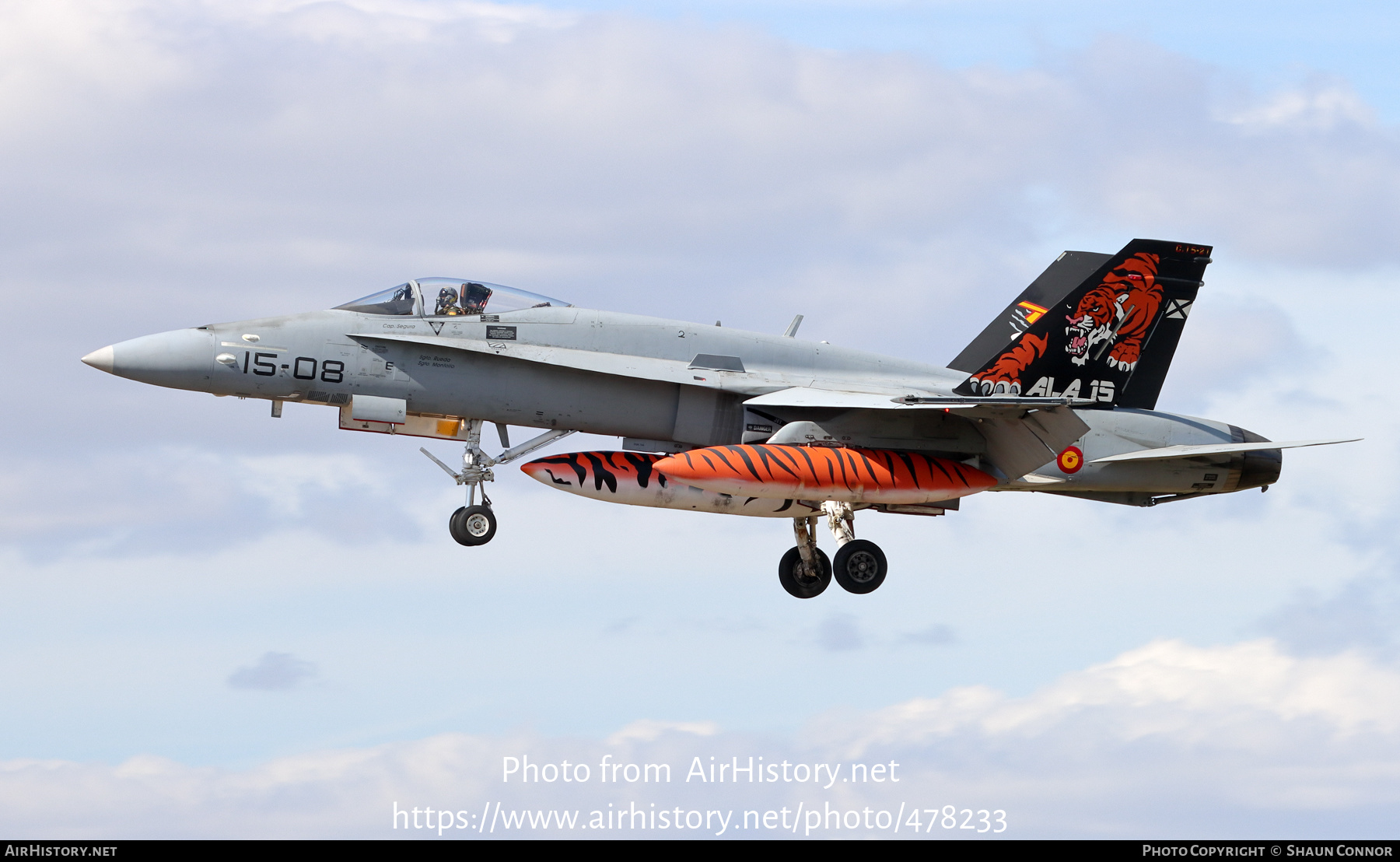 Aircraft Photo of C15-21 | McDonnell Douglas EF-18M Hornet | Spain - Air Force | AirHistory.net #478233