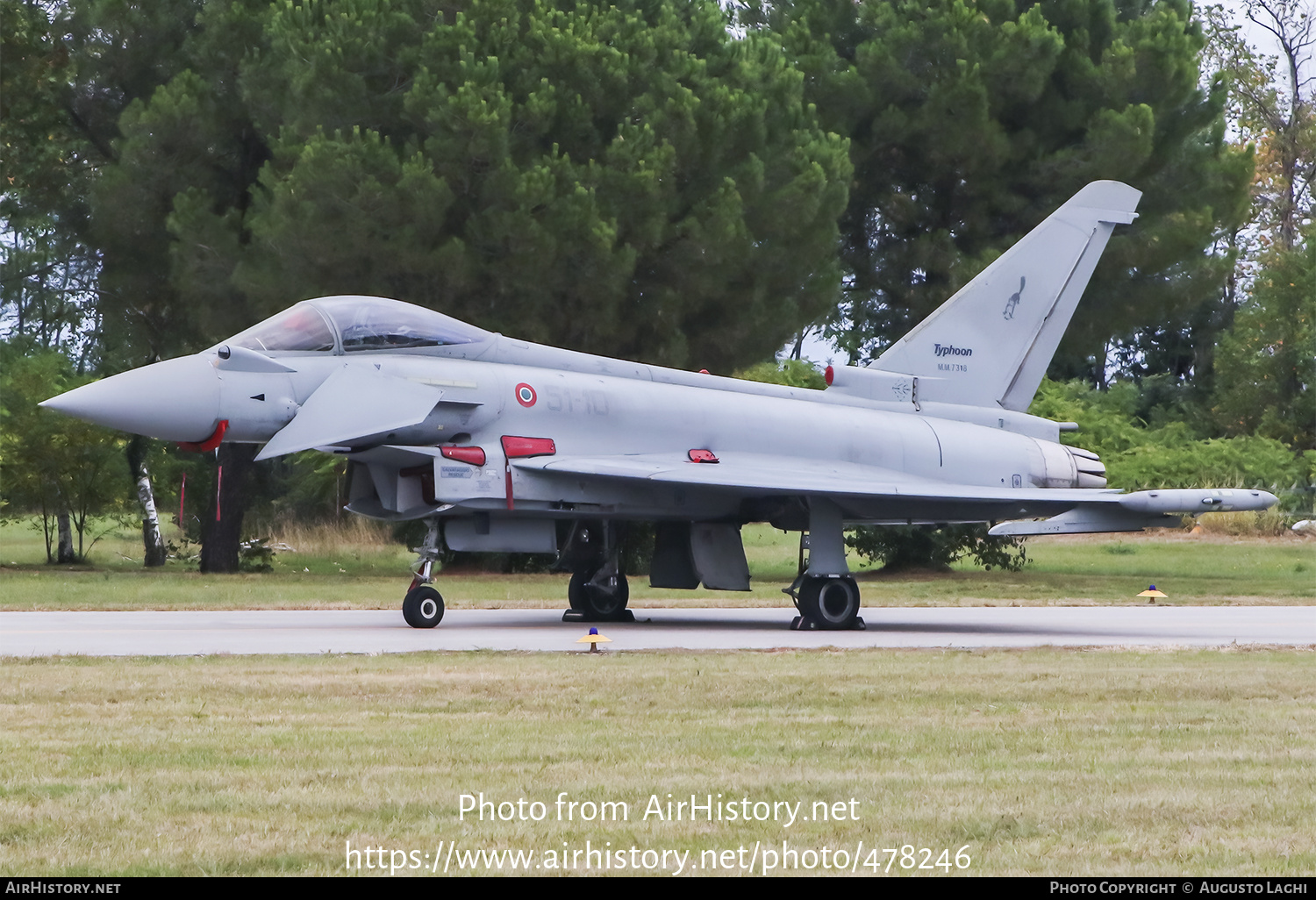 Aircraft Photo of MM7318 | Eurofighter EF-2000 Typhoon S | Italy - Air Force | AirHistory.net #478246