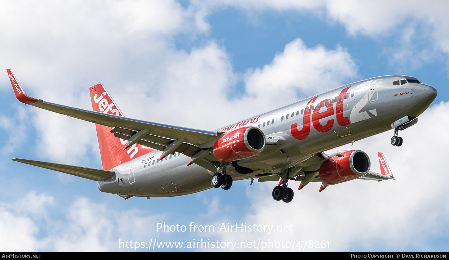 Aircraft Photo of G-JZBB | Boeing 737-800 | Jet2 | AirHistory.net #478261