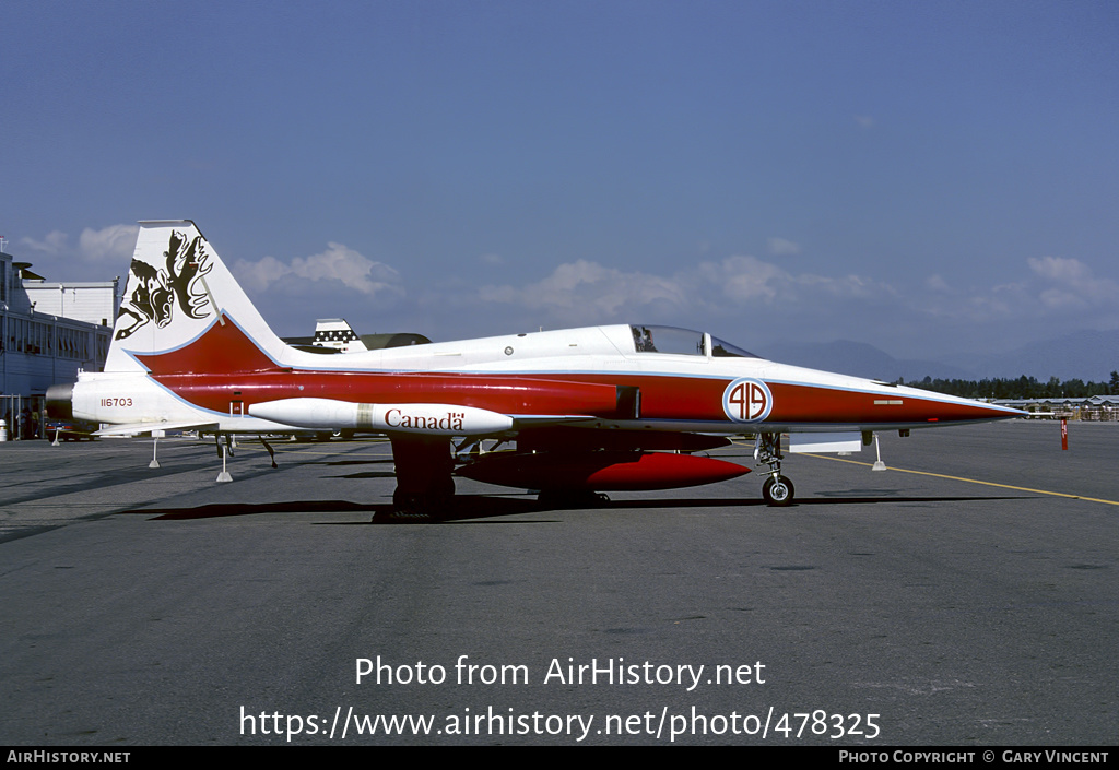 Aircraft Photo of 116703 | Canadair CF-5A | Canada - Air Force | AirHistory.net #478325