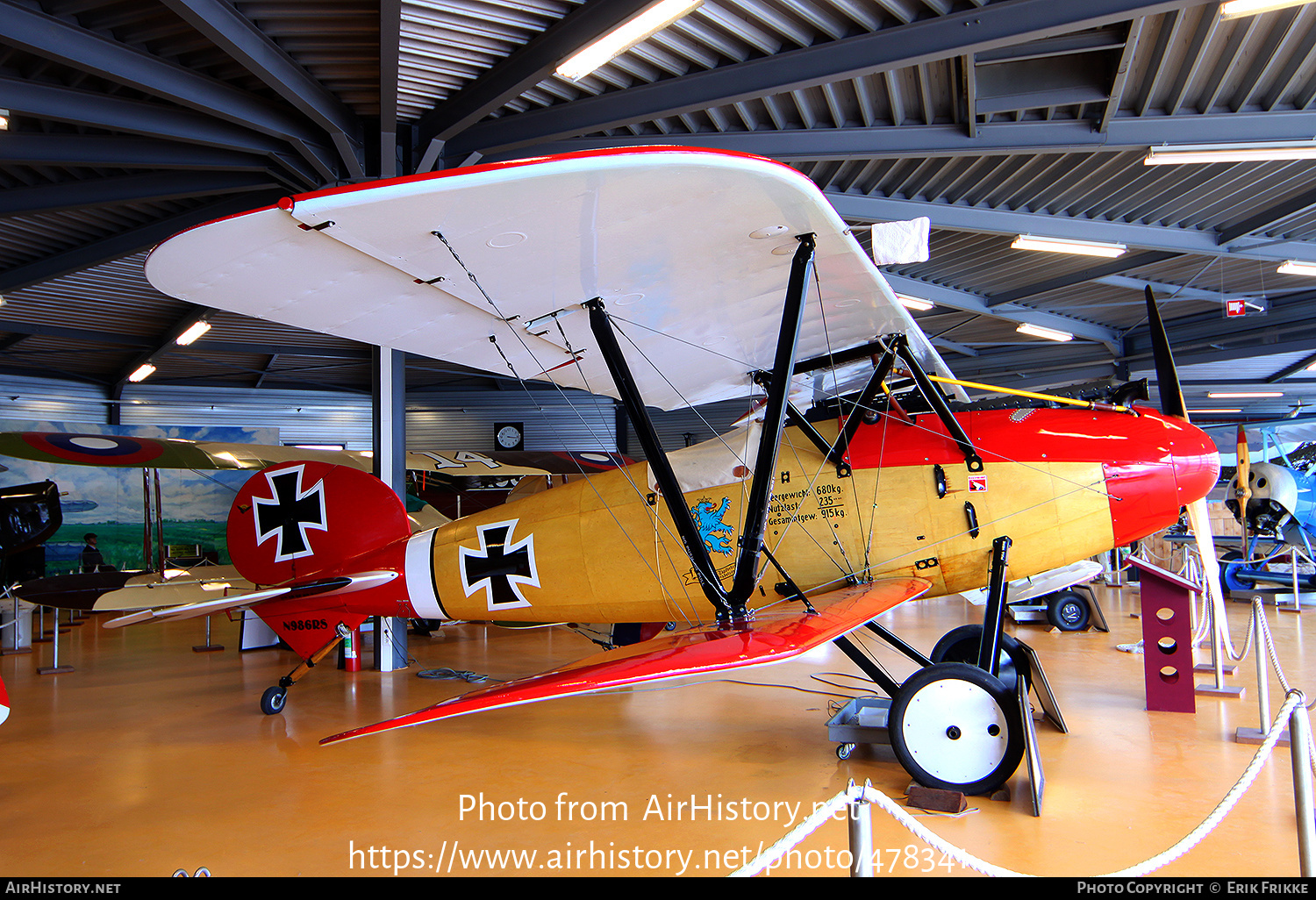 Aircraft Photo of N986RS | Albatros D-Va (Replica) | Germany - Air Force | AirHistory.net #478341