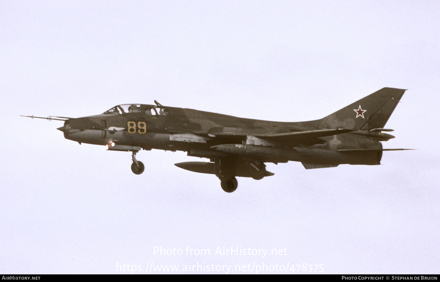 Aircraft Photo of 89 yellow | Sukhoi Su-17UM3 | Soviet Union - Air ...