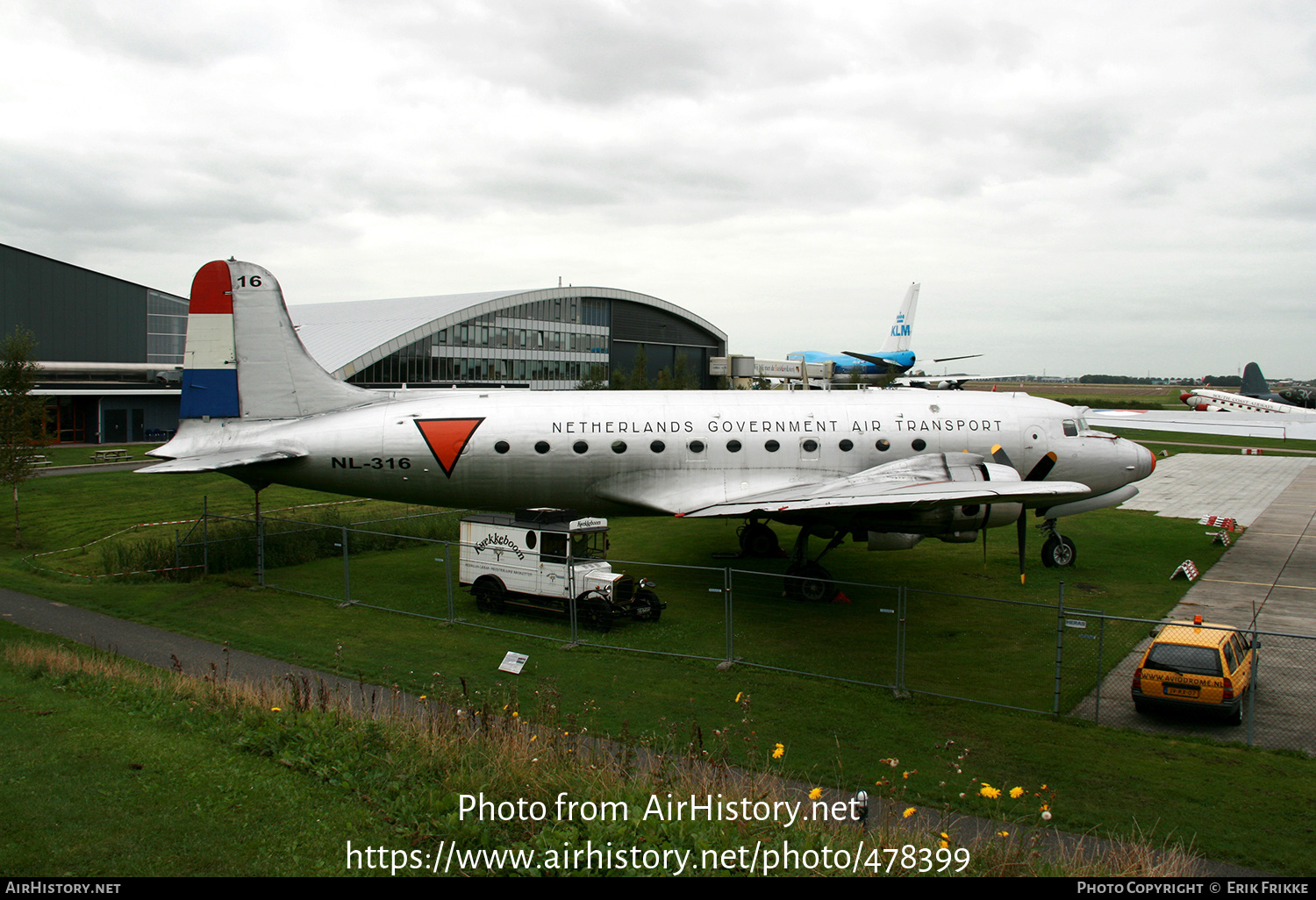 Aircraft Photo of NL-316 | Douglas C-54A Skymaster | Netherlands Government Air Transport | AirHistory.net #478399