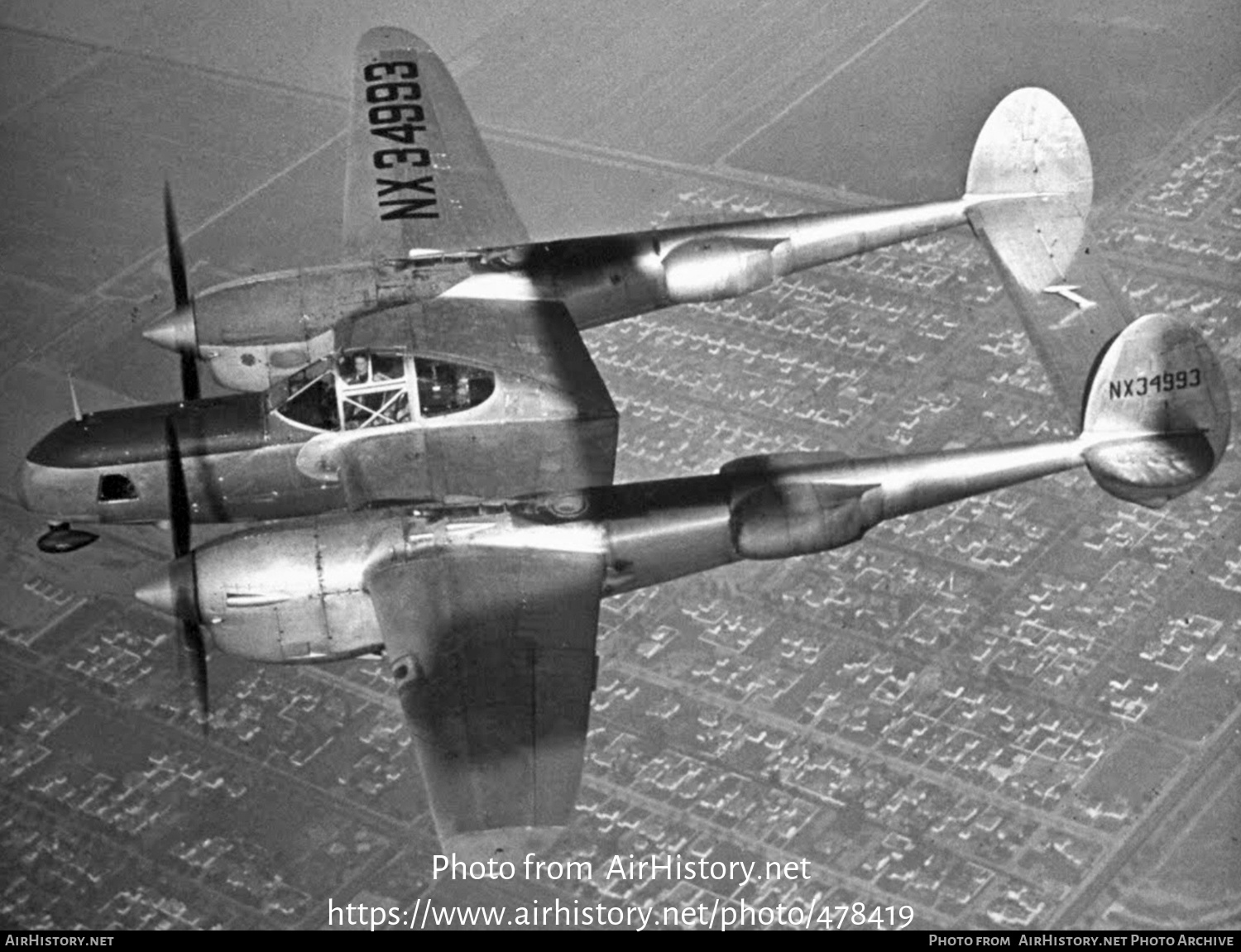 Aircraft Photo of NX34993 | Lockheed F-5G Lightning | AirHistory.net #478419
