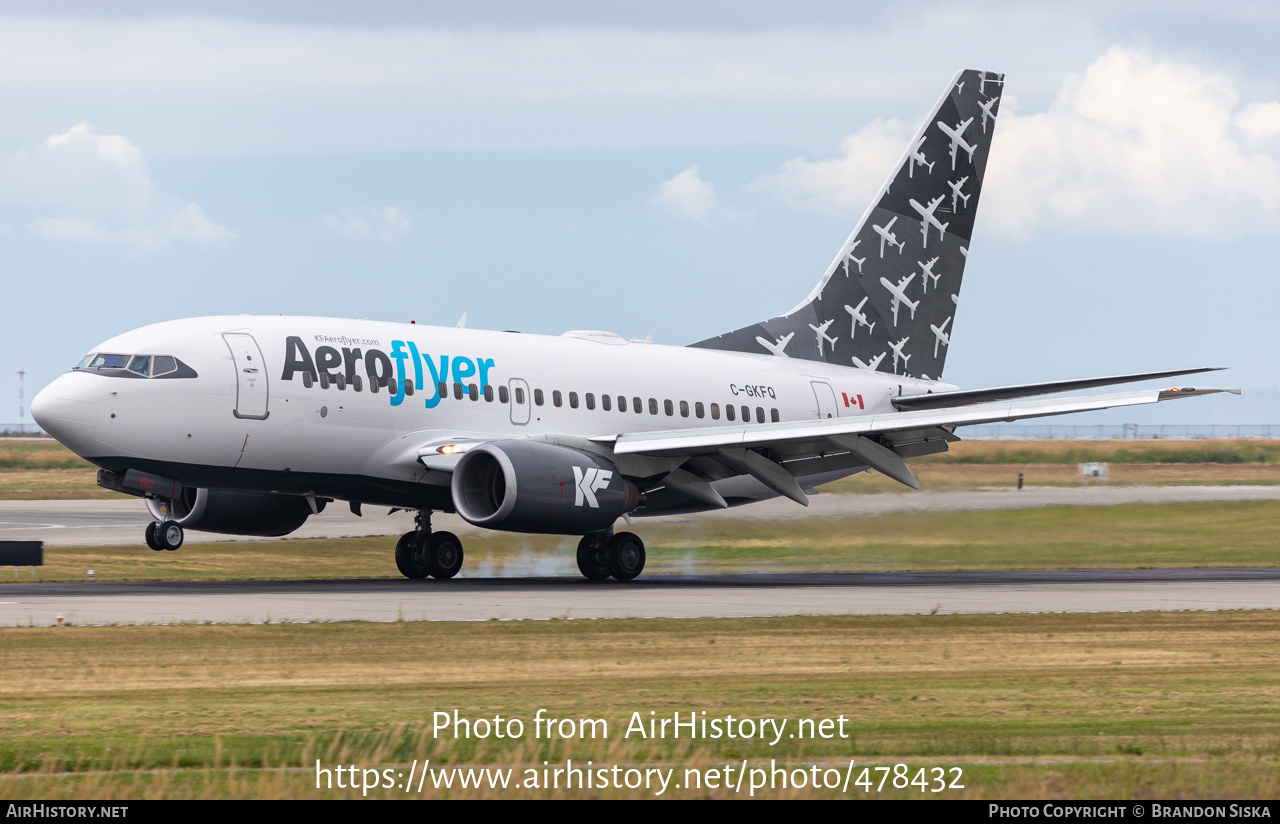 Aircraft Photo of C-GKFQ | Boeing 737-6CT | Aeroflyer | AirHistory.net #478432