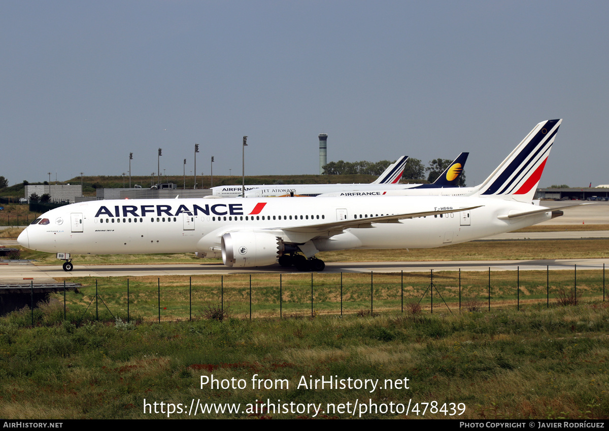 Aircraft Photo of F-HRBB | Boeing 787-9 Dreamliner | Air France | AirHistory.net #478439