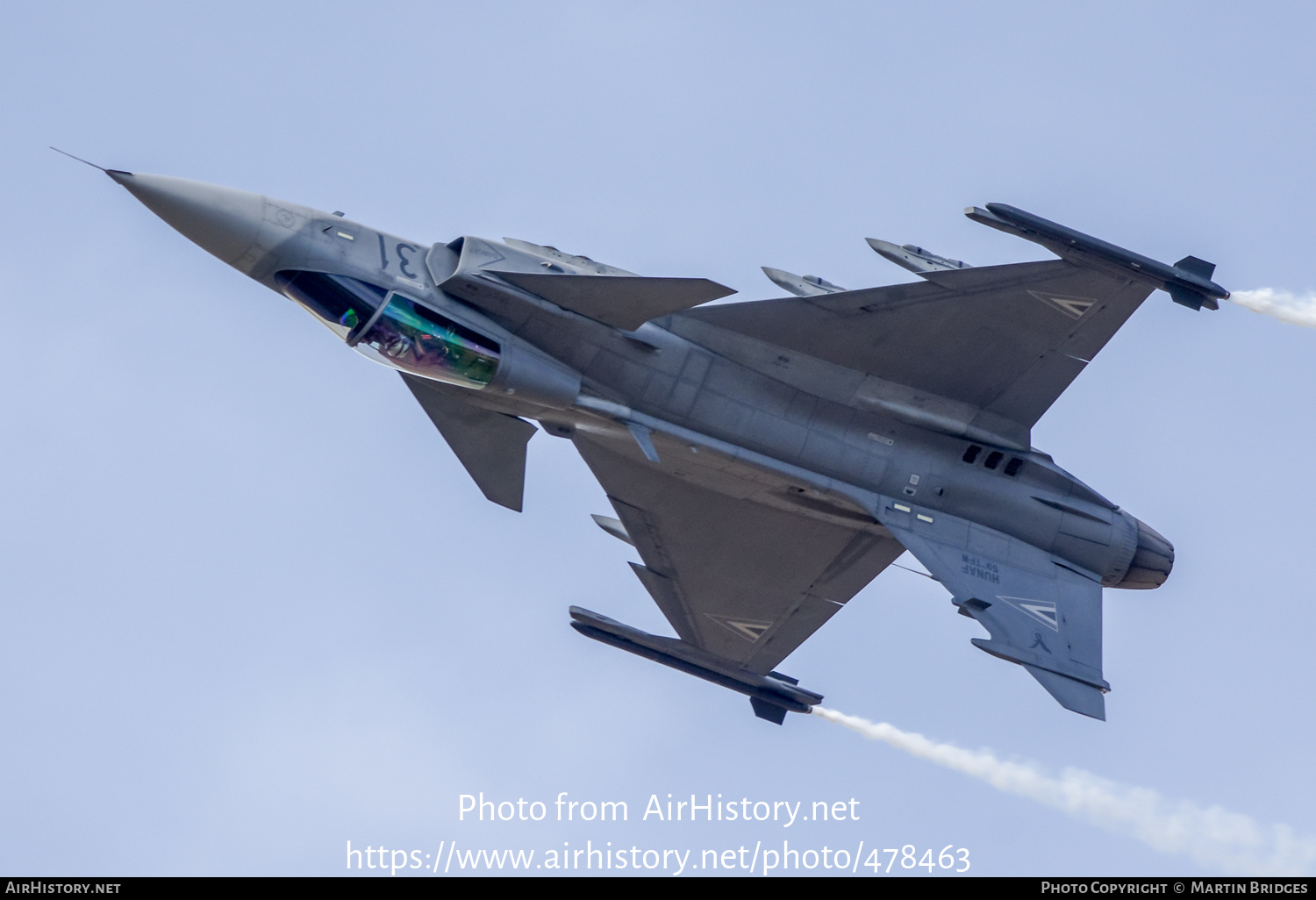 Aircraft Photo of 31 | Saab JAS 39C Gripen | Hungary - Air Force | AirHistory.net #478463