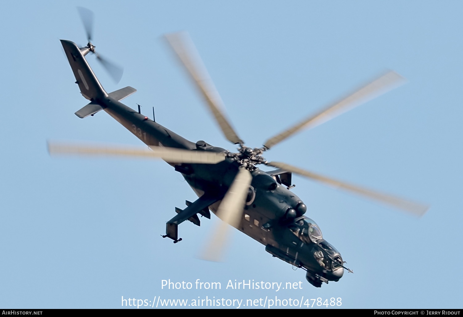 Aircraft Photo of 331 | Mil Mi-24P | Hungary - Air Force | AirHistory.net #478488