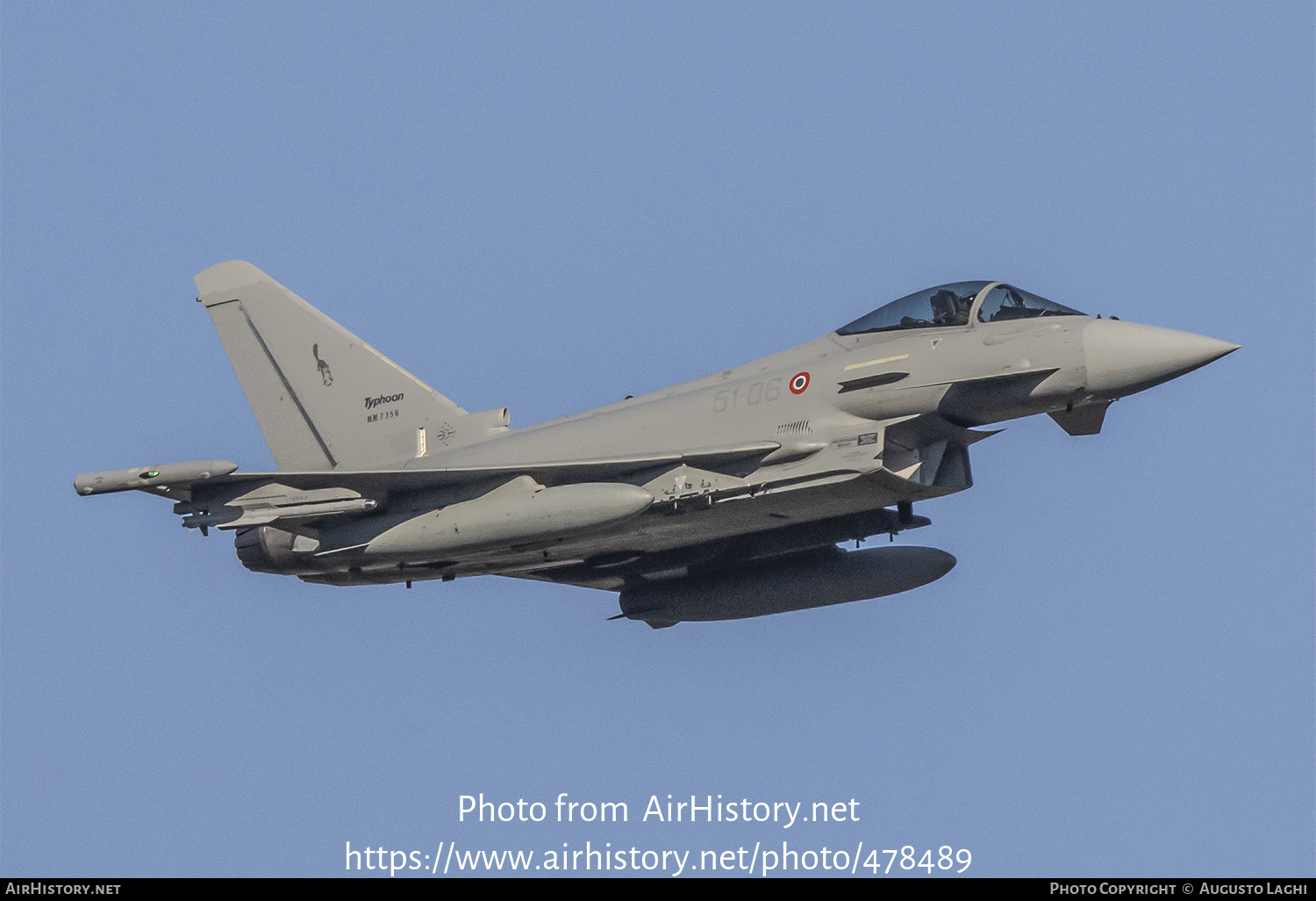 Aircraft Photo of MM7356 | Eurofighter F-2000A Typhoon | Italy - Air Force | AirHistory.net #478489