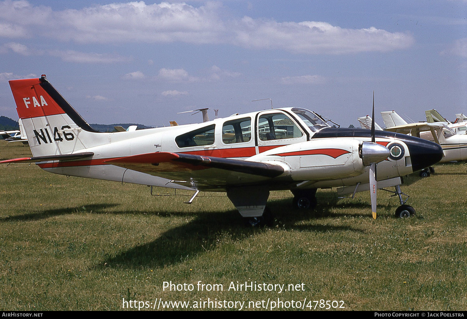 Aircraft Photo of N146 | Beech 55 Baron (95-55) | FAA - Federal Aviation Administration | AirHistory.net #478502