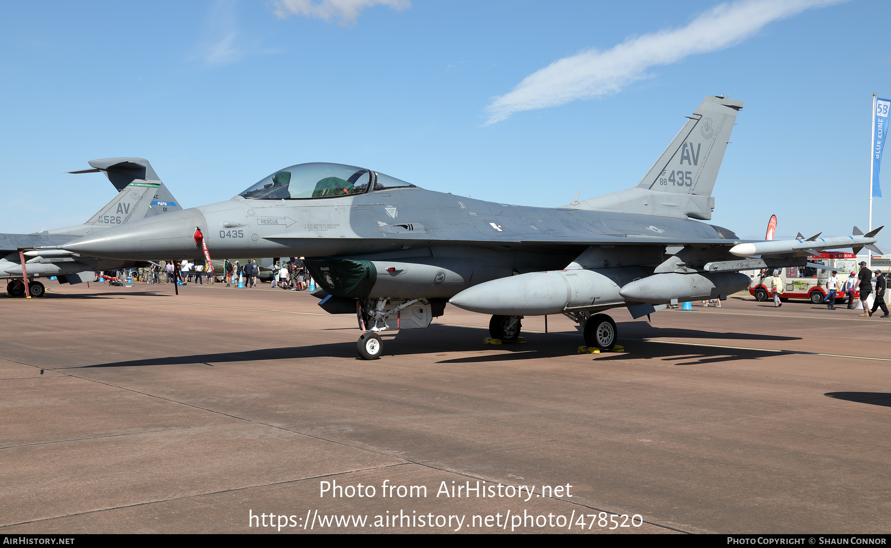 Aircraft Photo of 88-0435 / AF88-435 | General Dynamics F-16CM Fighting Falcon | USA - Air Force | AirHistory.net #478520