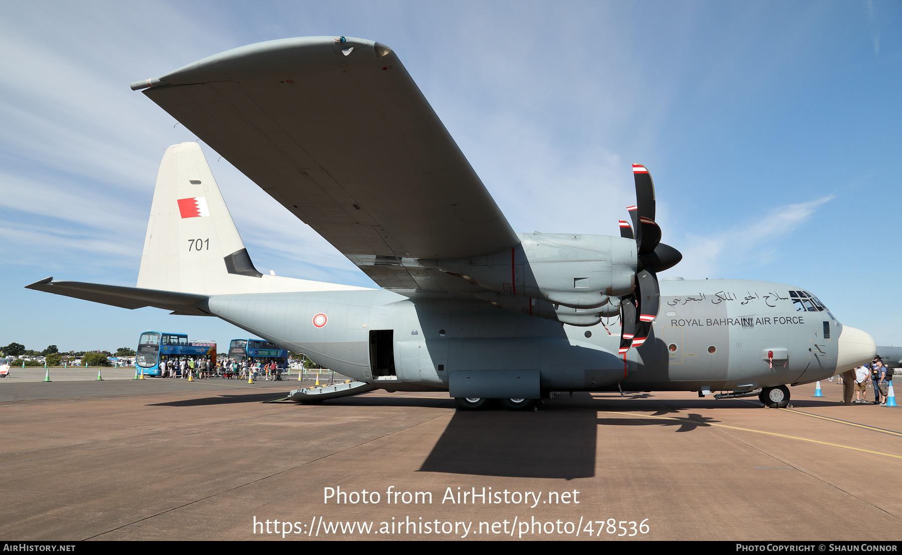 Aircraft Photo of 701 | Lockheed Martin C-130J Hercules | Bahrain - Air Force | AirHistory.net #478536