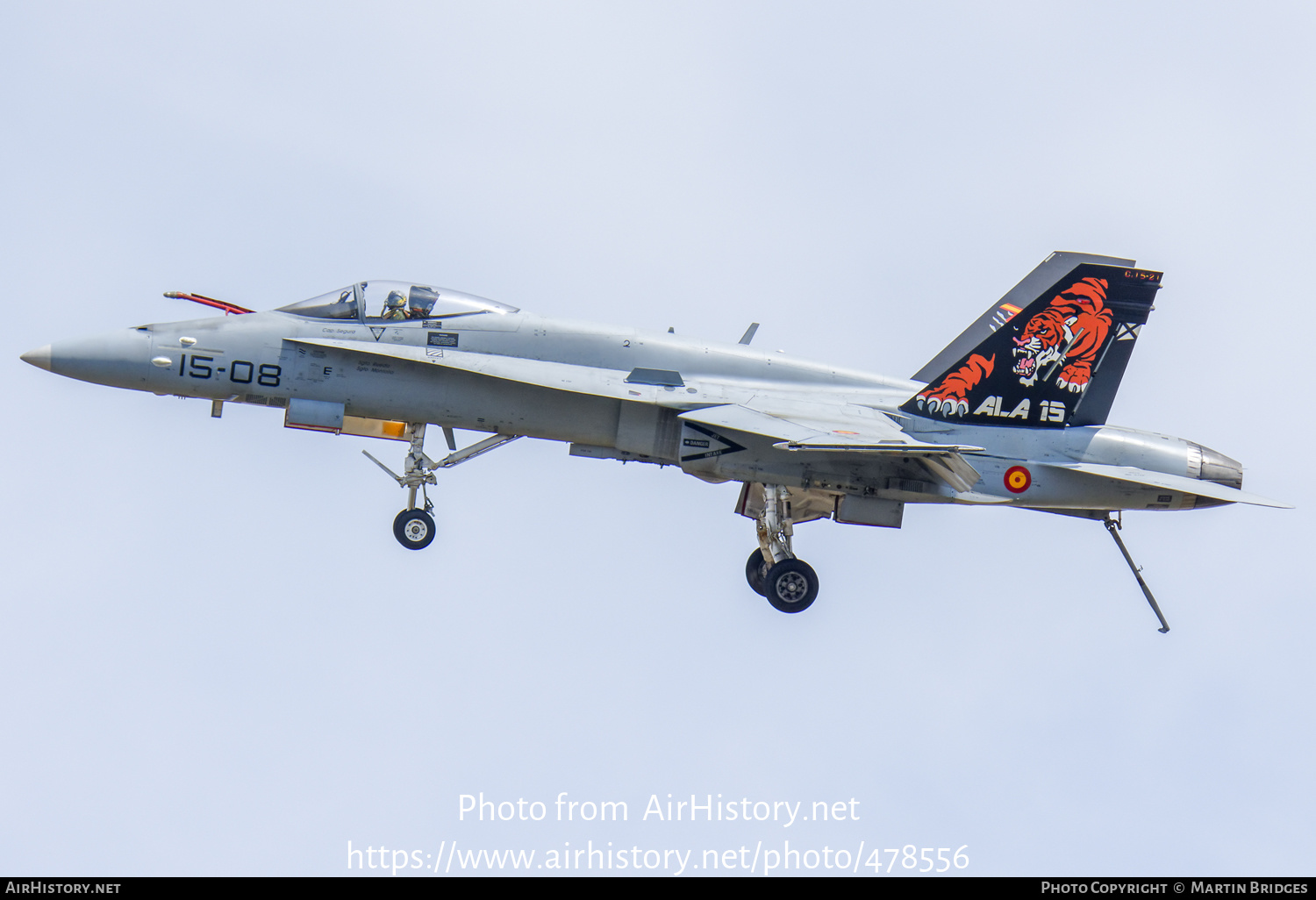 Aircraft Photo of C15-21 | McDonnell Douglas EF-18M Hornet | Spain - Air Force | AirHistory.net #478556