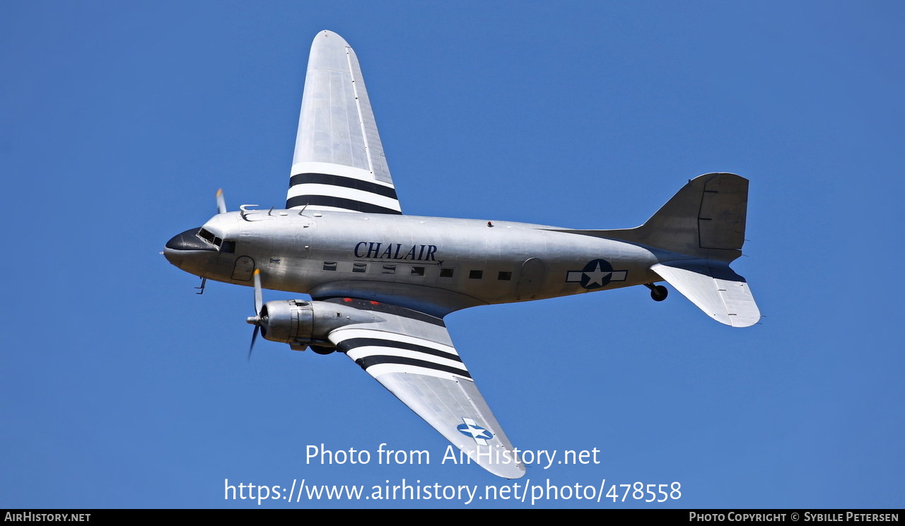 Aircraft Photo of F-AZOX | Douglas DC-3(C) | Chalair Aviation | USA - Air Force | AirHistory.net #478558